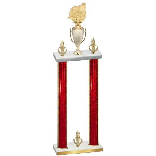 Double Red Glacier Victory Swimming Trophy