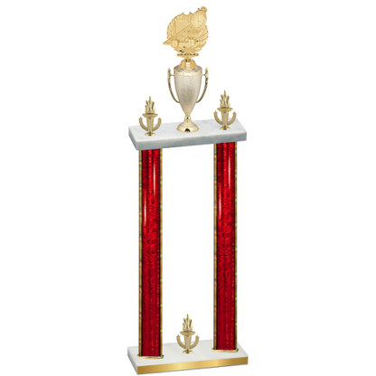 Double Red Glacier Victory Swimming Trophy
