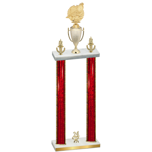 Double Red Glacier Year Swimming Trophy