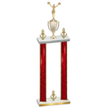 Double Red Glacier Victory Cheerleading Trophy
