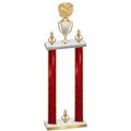Double Red Glacier Victory Cheerleading Trophy