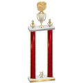 Double Red Glacier Year Cheerleading Trophy