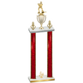 Double Red Glacier Fourth Place Hockey Trophy