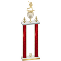 Double Red Glacier Year Lacrosse Trophy