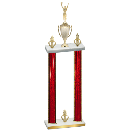 Double Red Glacier Victory Victory Trophy