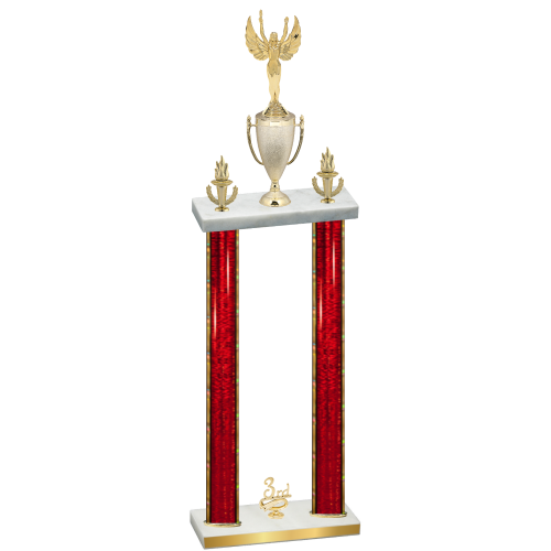 Double Red Glacier Third Place Victory Trophy