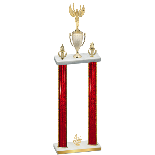 Double Red Glacier Fourth Place Victory Trophy