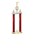 Double Red Glacier Fourth Place Archery Trophy