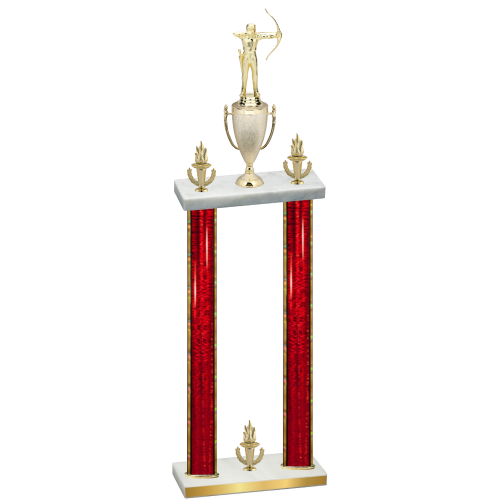 Double Red Glacier Victory Archery Trophy