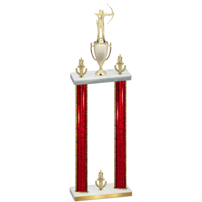 Double Red Glacier Victory Archery Trophy