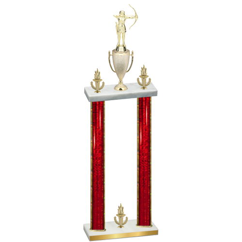 Double Red Glacier Victory Archery Trophy