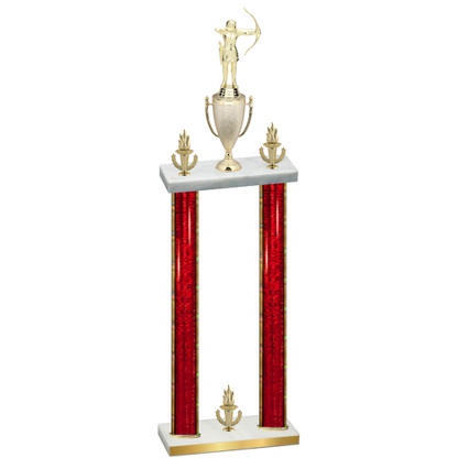 Double Red Glacier Victory Archery Trophy