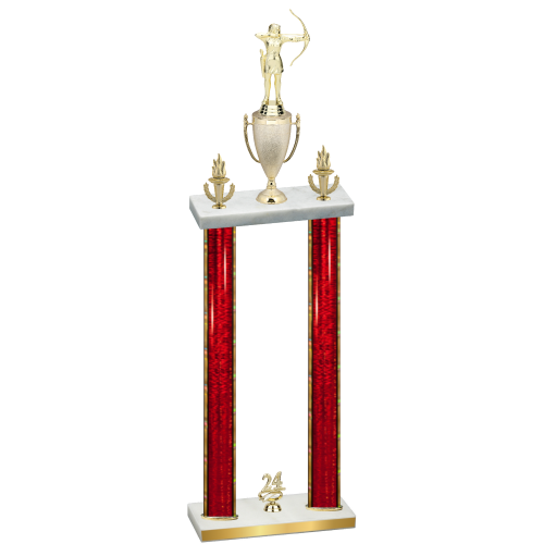 Double Red Glacier Year Archery Trophy