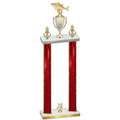 Double Red Glacier Year Fishing Trophy