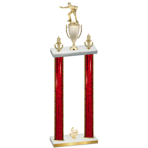 Double Red Glacier Fourth Place Shooter Trophy