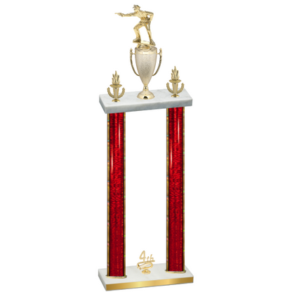 Double Red Glacier Fourth Place Shooter Trophy