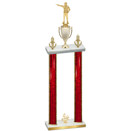 Double Red Glacier Fourth Place Shooter Trophy