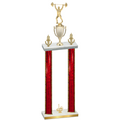 Double Red Glacier First Place Weights Trophy