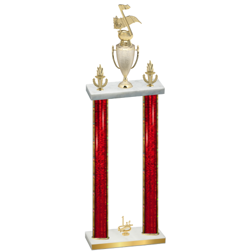 Double Red Glacier First Place Music Trophy