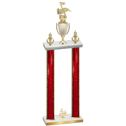 Double Red Glacier Fourth Place Music Trophy
