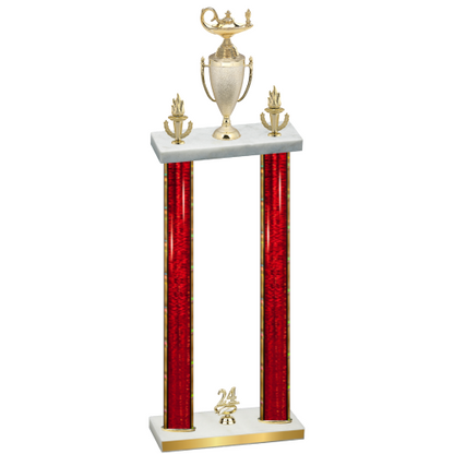 Double Red Glacier Year Academics Trophy