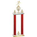 Double Red Carbon Fiber Victory Running Trophy
