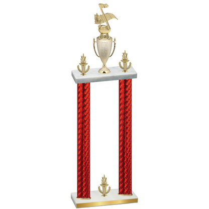 Double Red Carbon Fiber Victory Music Trophy