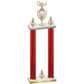 Double Red Carbon Fiber Victory Academics Trophy