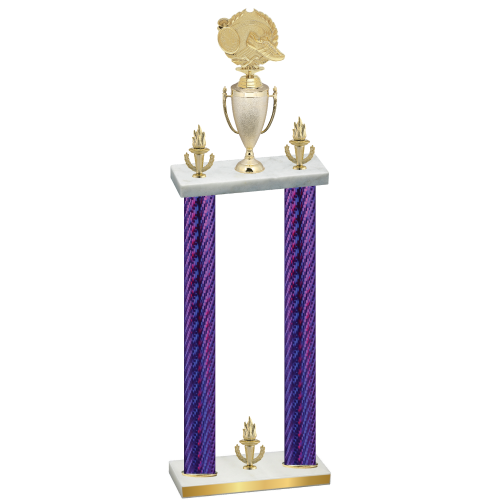 Double Purple Carbon Fiber Victory Running Trophy
