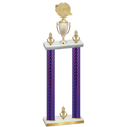 Double Purple Carbon Fiber Victory Running Trophy