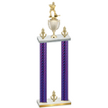 Double Purple Carbon Fiber Victory Hockey Trophy