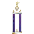 Double Purple Carbon Fiber Victory Archery Trophy