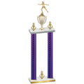 Double Purple Carbon Fiber Victory Skater Trophy