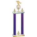 Double Purple Carbon Fiber Victory Fishing Trophy