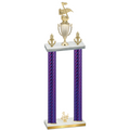 Double Purple Carbon Fiber Third Place Music Trophy