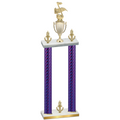 Double Purple Carbon Fiber Victory Music Trophy