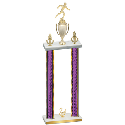 Double Purple Glacier Second Place Running Trophy