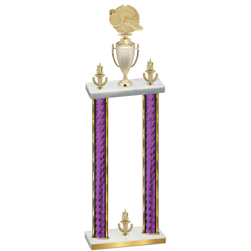 Double Purple Glacier Victory Running Trophy
