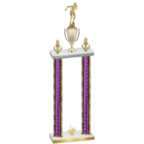 Double Purple Glacier First Place Swimming Trophy