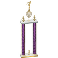 Double Purple Glacier Year Tennis Trophy