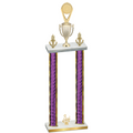 Double Purple Glacier Third Place Insert Trophy