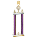 Double Purple Glacier Year Insert Trophy