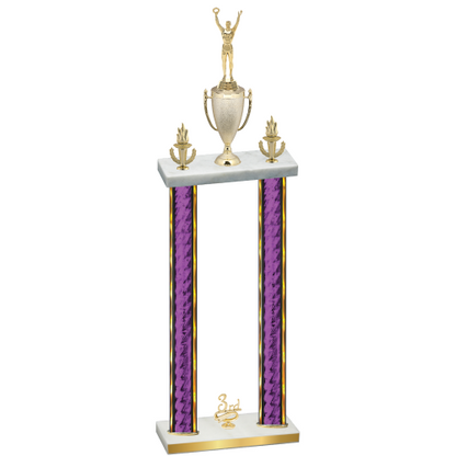 Double Purple Glacier Third Place Victory Trophy