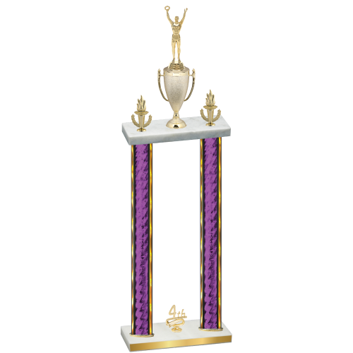 Double Purple Glacier Fourth Place Victory Trophy