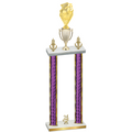 Double Purple Glacier Year Pickleball Trophy