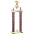 Double Purple Glacier First Place Fishing Trophy