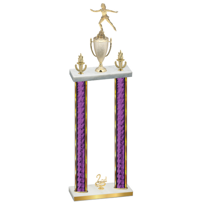 Double Purple Glacier Second Place Skater Trophy