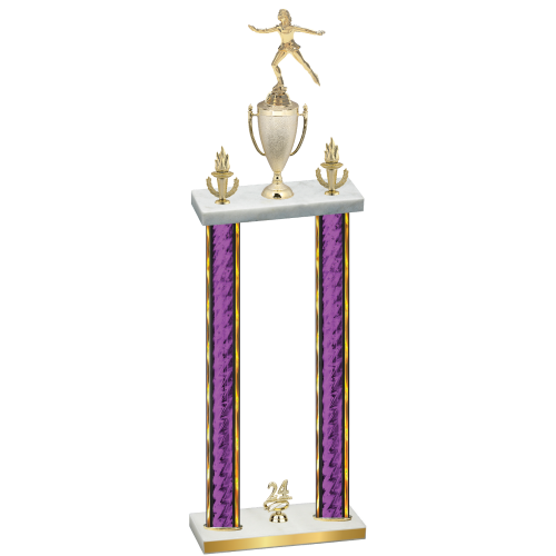Double Purple Glacier Year Skater Trophy