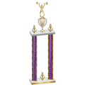 Double Purple Glacier Victory Weights Trophy