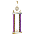 Double Purple Glacier First Place Majorette Trophy